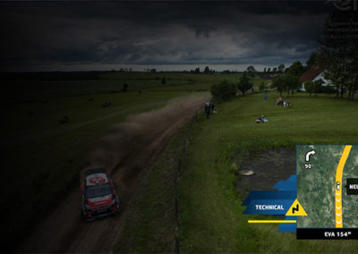 FIA World Rally Championship Race track visualisation